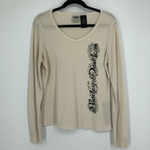 HARLEY-DAVIDSON Thermal Knit LS Graphic Top